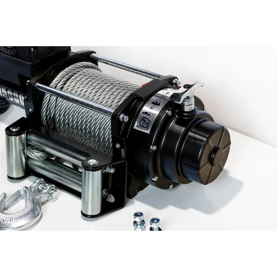 Bulldog Winc Powers Load In And Out Winch 10063 - 15000LB Rope DIA. 29 64 X92
