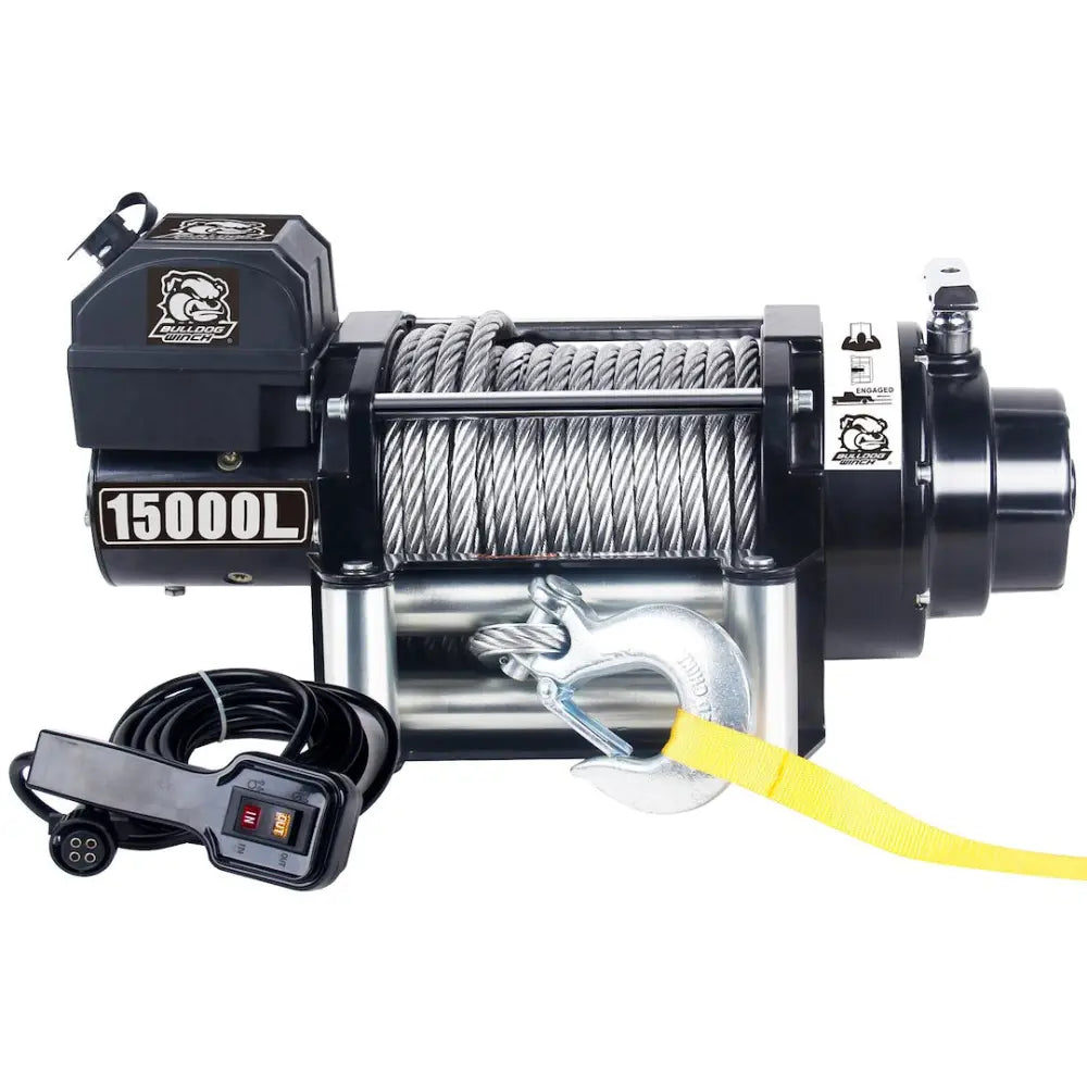 Bulldog Winc Powers Load In And Out Winch 10063 - 15000LB Rope DIA. 29 64 X92