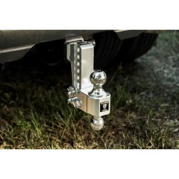 Bulletproof Limited Lifetime Warranty Trailer Hitch Ball Mount AL254 - Bph Aluminum 2.5 Shank Drop RIS