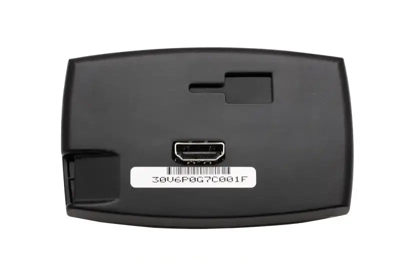 Bully Dog Triple Dog Platinum GT Gas Tuner and Gauge back view showing connection port and serial number.