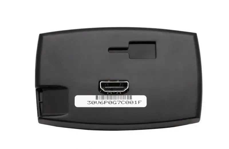 Back view of Bully Dog Triple Dog Platinum GT Gas Tuner and Gauge showing the connection port.