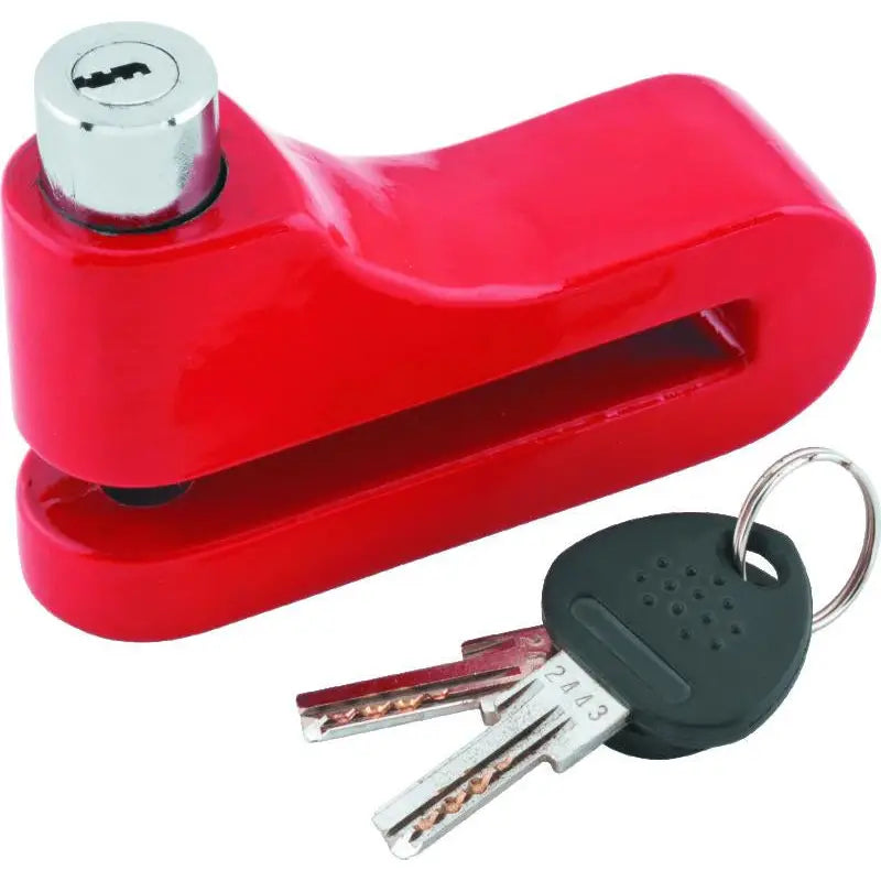 Bike Master 132249 Bully Lock Disc Lock 10mm - Red - 132249