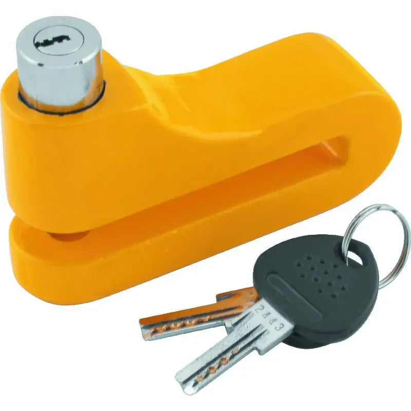 Bike Master 132250 Bully Lock Disc Lock 10mm - Yellow - 132250