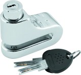 Shiny metal disc lock with keys for Bully Lock Disc Lock 5.5mm Chrome security