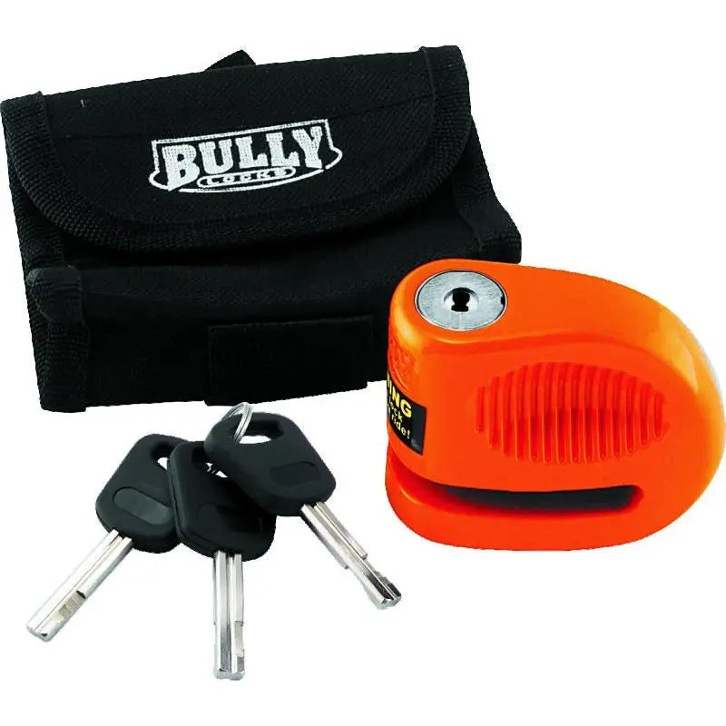 Bike Master 132222 Bully Lock Disc Orange w/ Pouch - 5.5mm - 132222