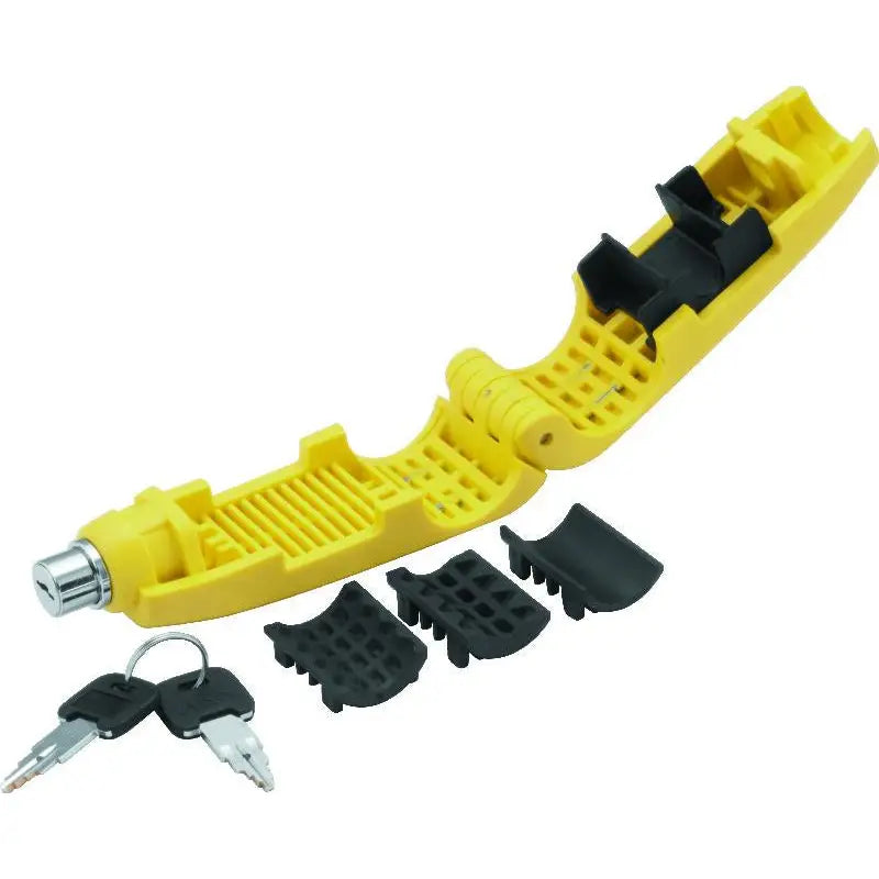 Bike Master 132255 Bully Lock Bully Grip Lock - Yellow - 132255