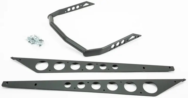 Bumper Rear Polaris Axys Flat Black - Powersports