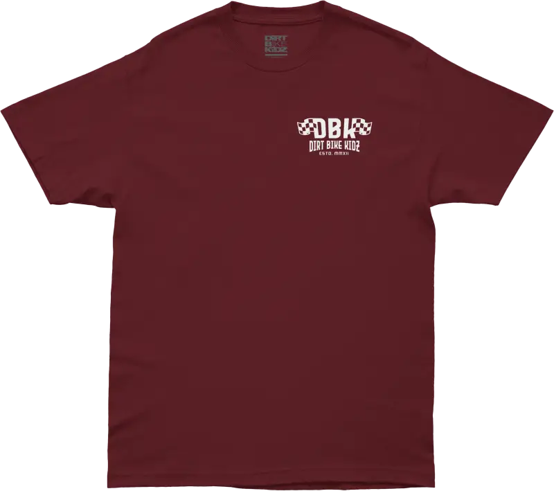 Till The End Tee Burgundy Lg - DBK