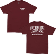 Till The End Tee Burgundy Lg - DBK