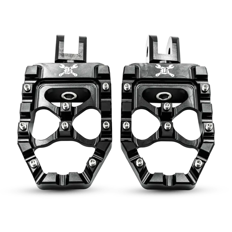 Burly Brand 18-24 M8 Softail MX-Evolution Pegs - Black - RV and Auto Parts