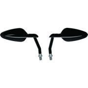 Burly Brand B16-1502B Burly Brand Radar Mirror Set - Black