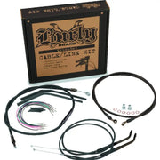 Burly Brand B30-1139 Burly Brand Control Kit 10in T-Bar - Black