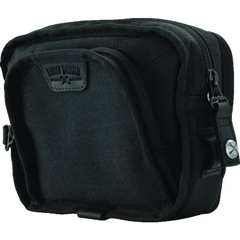 Burly Brand B15-1012B Burly Brand Handlebar Bag - Black