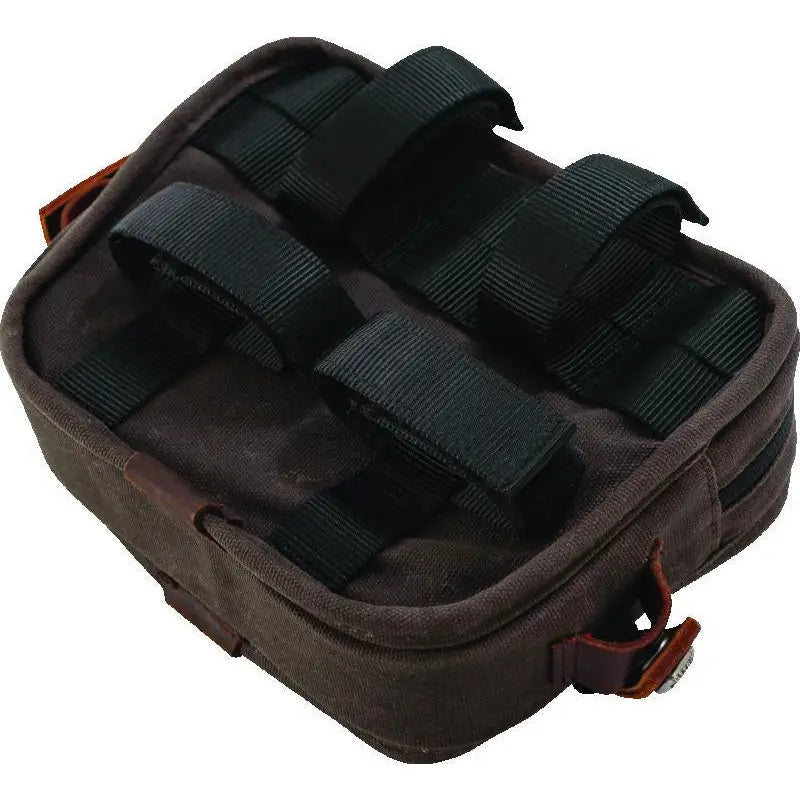 Burly Brand B15-1012D Burly Brand Handlebar Bag - Dark Oak