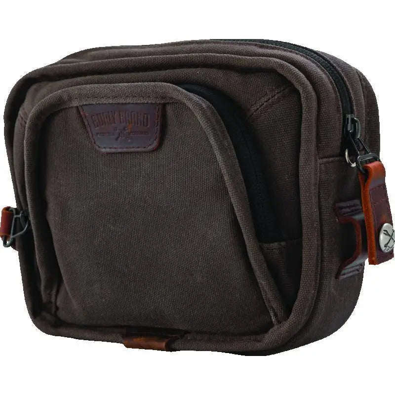 Burly Brand B15-1012D Burly Brand Handlebar Bag - Dark Oak