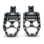 Burly Brand 18-24 M8 Softail MX-Evolution Passenger Pegs - Black - Burly Brand