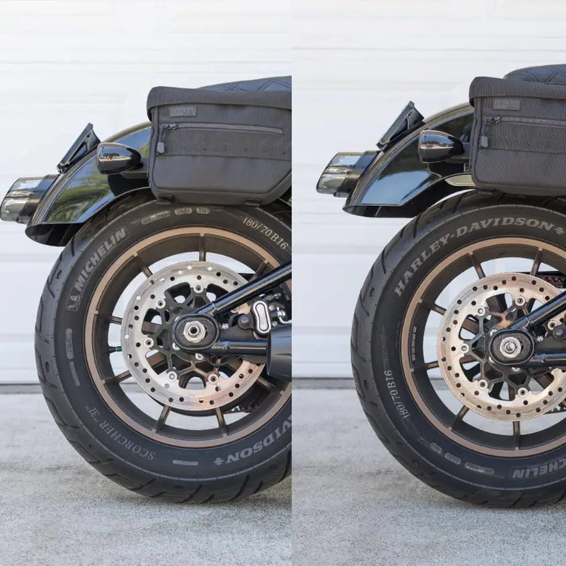 Burly Brand M8 Softail Stiletto Shocks Suspension B28-1350B - Shock 13.5
