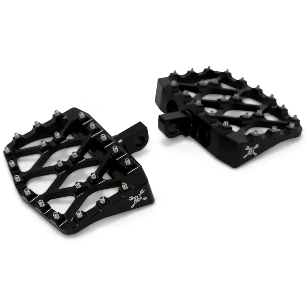 Burly Brand MX-Evolution Mini Floorboards Foot Controls B13-1018B - XL MX-Evolution Dyna Touring Passenger