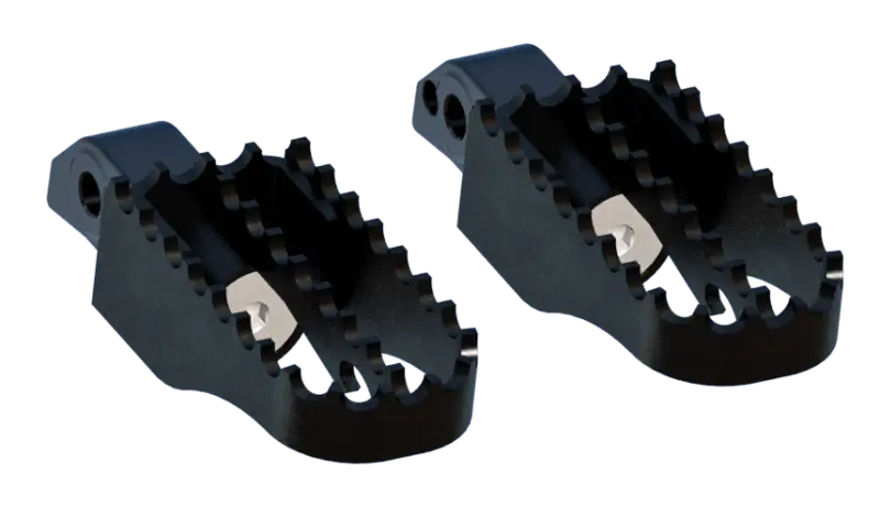 Burly Brand Pegs Passenger MX Black - RV and Auto Parts