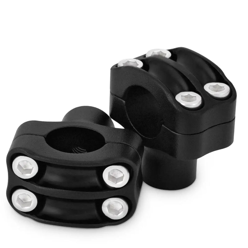 Burly Brand Reaper Riser Clamp For 1" Bar B12-8011TB - Black 1-1 Set Texture