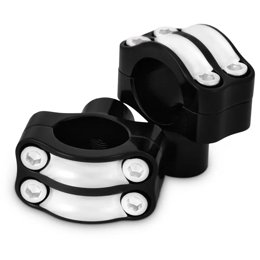 Burly Brand Reaper Risers for 1.25" Bars B12-8012BM - Black 1-1 1.25 Bar Set Machined