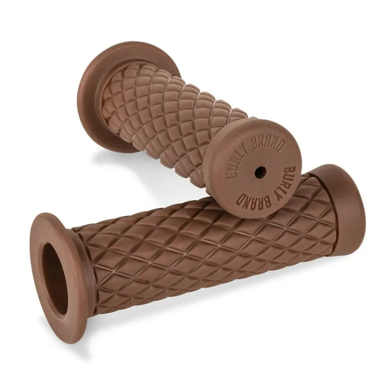 Rubber Diamondback Grips Brown 7/8"