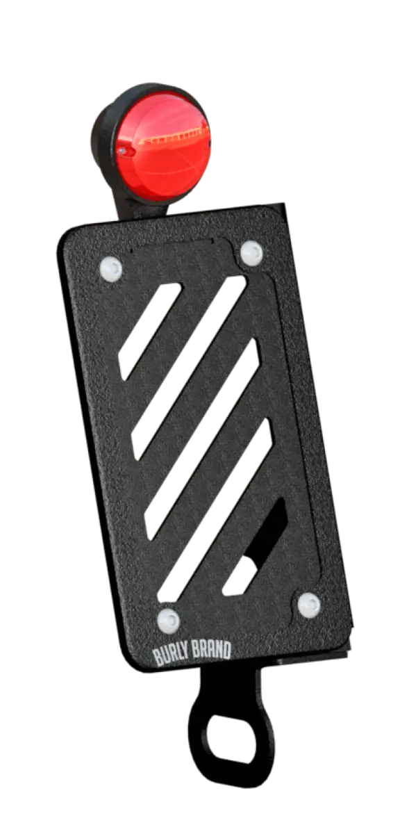 Burly Brand Side Mount Tail Light/License Plate - RV and Auto Parts
