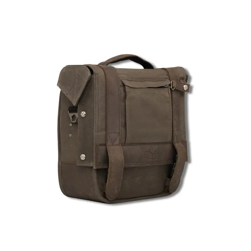 Burly Brand B15-1000D Burly Brand Voyager Saddlebag Each - Dark Oak