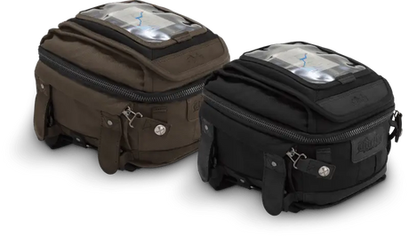 Burly Brand Voyager Tank/Tail Bag - Black - RV and Auto Parts