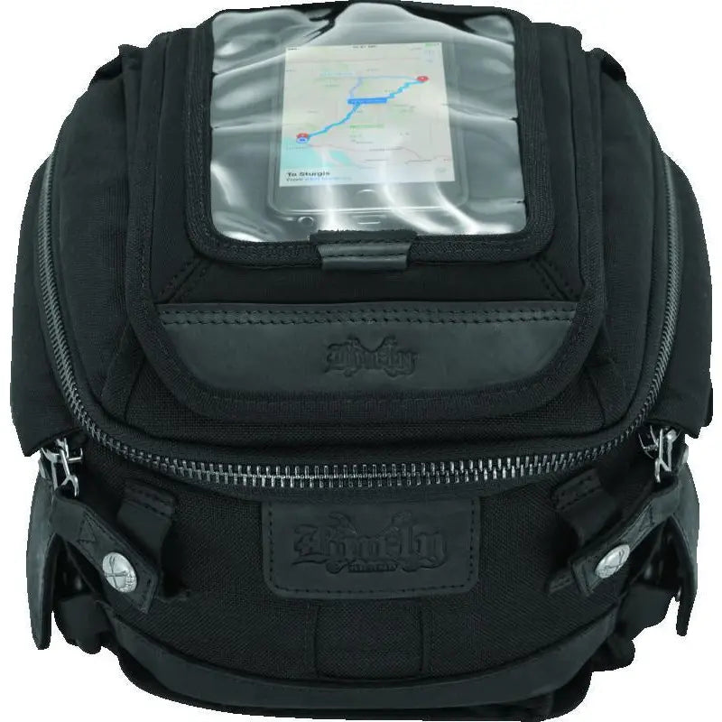 Burly Brand B15-1010B Burly Brand Voyager Tank/Tail Bag - Black