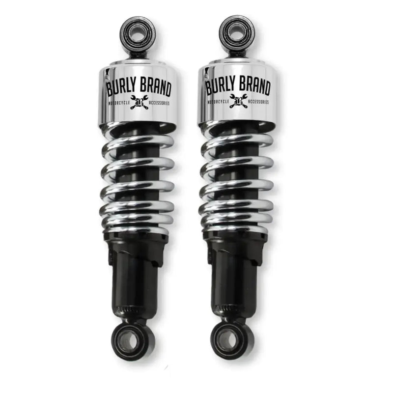 Burly Brand XL Shocks 10.5in - Chrome - RV and Auto Parts