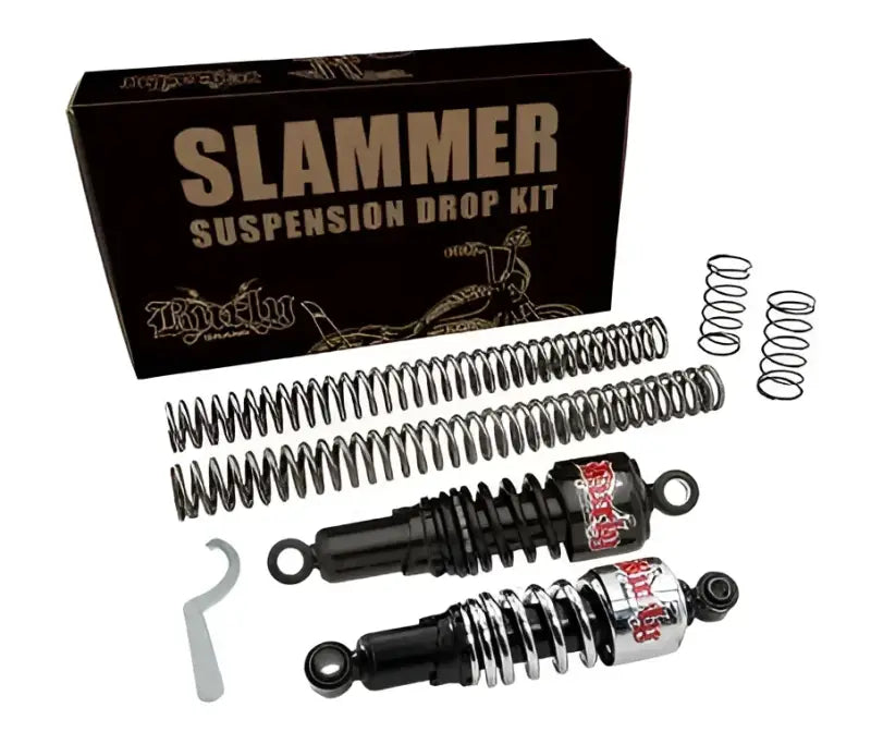 BURLY BRAND Burly Slammer Kit Chrome Fxd 91 05
