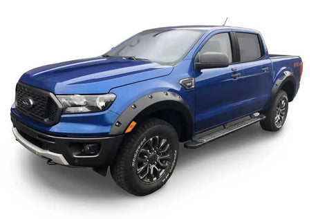 Bushwacker Bushwacker 2019 Ford Ranger Pocket Style Flares 4pc SuberCab 72in Bed - Black
