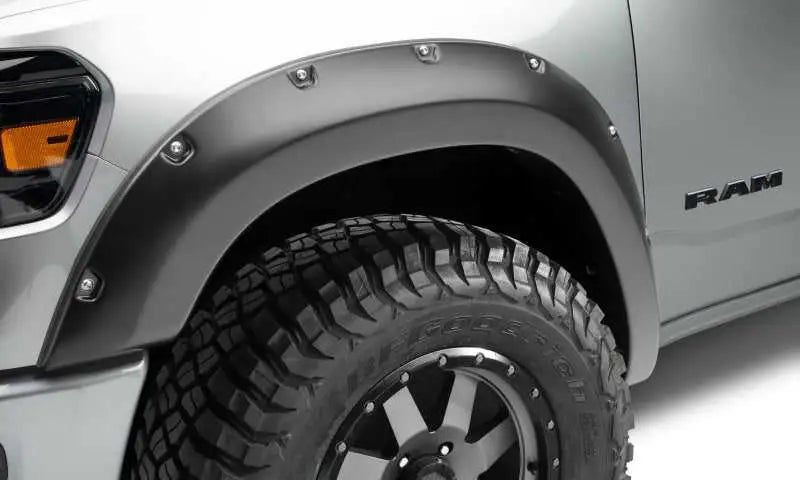 Bushwacker 2019 Ram 1500 Crew and Extended Cab Pocket Style Flares 4pc 5ft 6in & 6ft 4in Bed - Black 