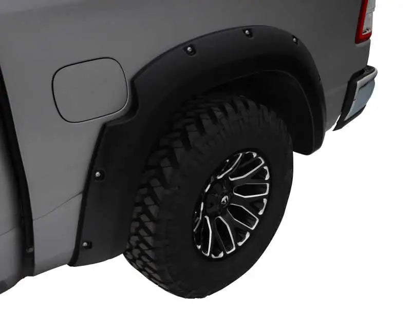 Bushwacker 2019 Ram 1500 Crew and Extended Cab Pocket Style Flares 4pc 5ft 6in & 6ft 4in Bed - Black 