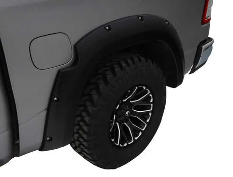 Bushwacker 2019 Ram 1500 Crew and Extended Cab Pocket Style Flares 4pc 5ft 6in & 6ft 4in Bed - Black 