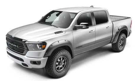 Bushwacker 2019 Ram 1500 Crew and Extended Cab Pocket Style Flares 4pc 5ft 6in & 6ft 4in Bed - Black 