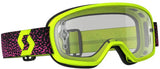 Buzz Pro Goggle Yellow/Pink W/Clear Works Lens
