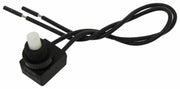 Black rotary push button switch with wires for BV0199-02-SP Ventline/Dex lighting