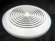 White circular vent cover for BVB0574-00 Ventline/Dex Ceiling Grill Assembly