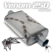 BW001-C Black Widow Venom 250-Series 2.5' Center/Center speaker, showcasing sleek black widow-inspired design and robust construction.