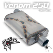 BW002-P Black Widow Venom 250-Series 3’ Offset/Center - Exhaust Muffler