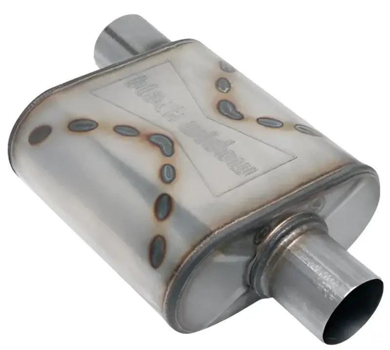 Stainless steel muffler for BW009-P Black Widow Race Venom 2.5 offset/center setup