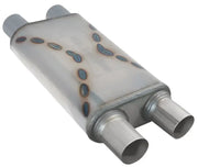 Stainless steel dual exhaust muffler for BWDDV2-33 Black Widow Venom 250-Series