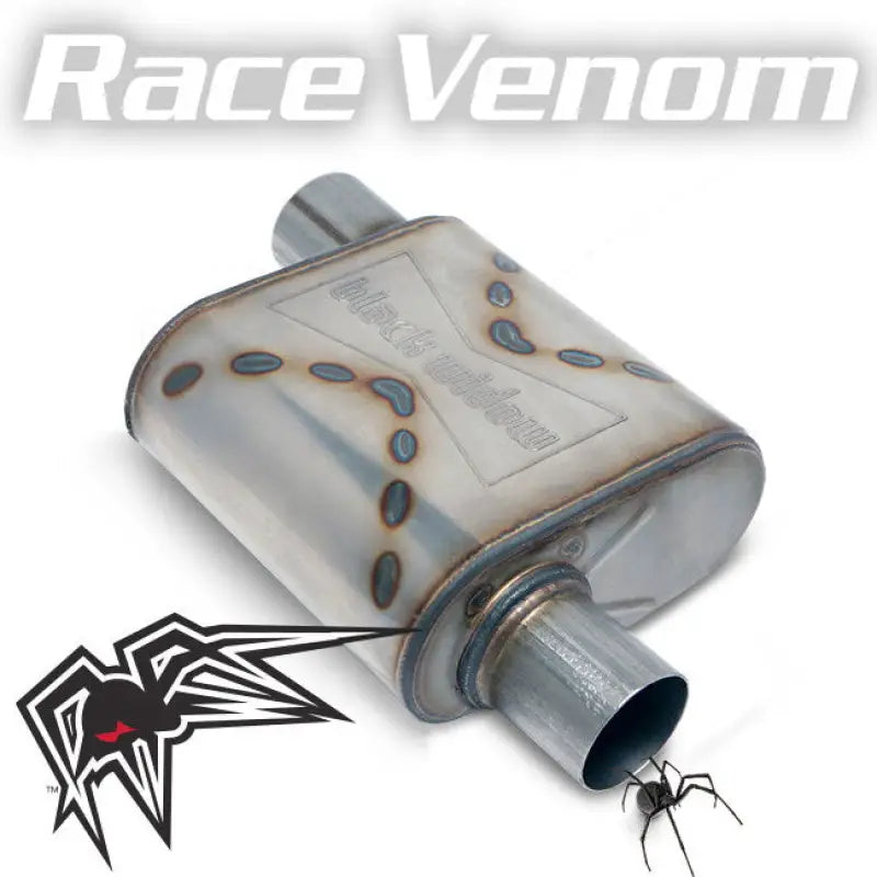 BWOOR-22 Black Widow Race Venom 2.5’ Offset/Offset - Exhaust Muffler