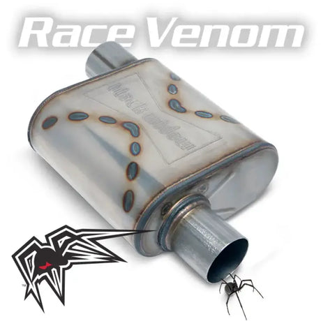 BWOOR-22 Black Widow Race Venom 2.5’ Offset/Offset - Exhaust Muffler
