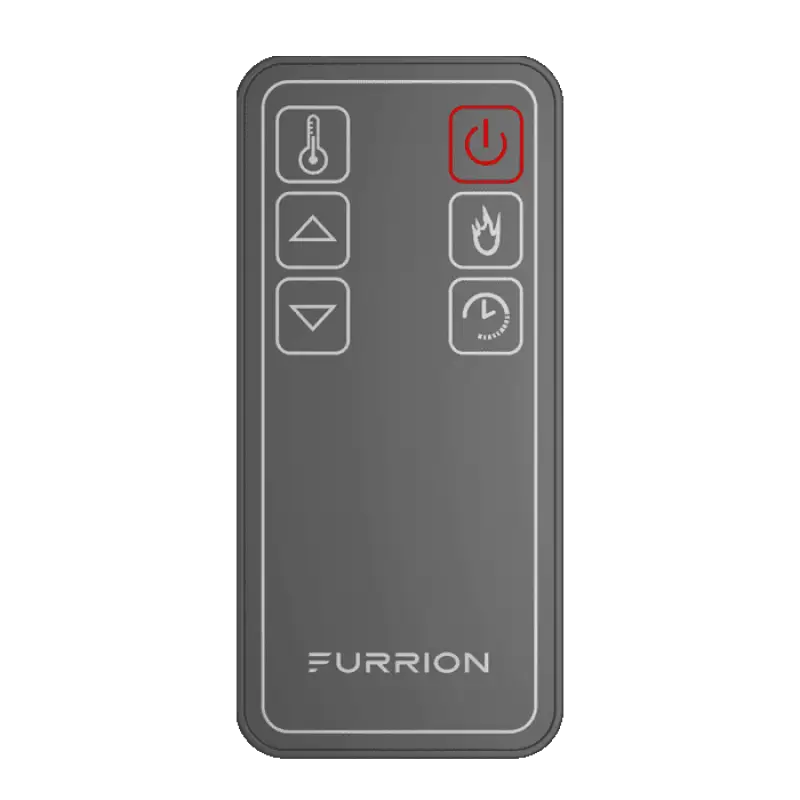 Remote control for FF26C15Abl by Furrion LLC, designed for intuitive operation and convenience.
