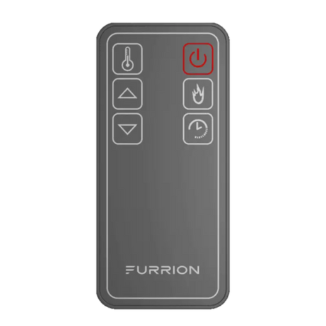 Remote control for FF26C15Abl by Furrion LLC, designed for intuitive operation and convenience.