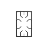 C-FGH4ZSA-SS-MGRATE Furrion Llc Middle Trivet, durable black and gray trivet for optimal heat distribution and surface protection, ideal for hot pots and pans, stylish and easy to clean, Inside RV,RV Parts Shop,Exterior Parts & Accessories,RV Indoor Accessories,AVADA - Best Sellers