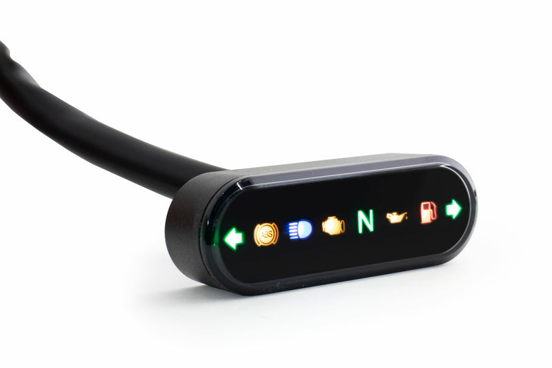 Indicator Light Display Meter Black